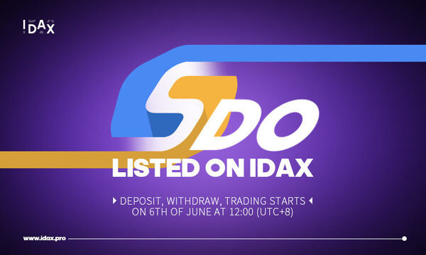 Первый листинг SDO токена на платформе IDAX Первый листинг SDO токена на платформе IDAX