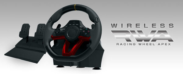 Первый беспроводной руль для гоночных игр выпустит японская компания HORI Первый беспроводной руль для гоночных игр выпустит японская компания HORI