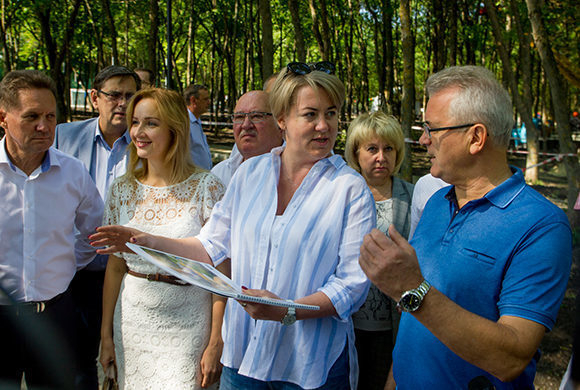 Губернатор посетил «Парк времён» Губернатор посетил «Парк времён»