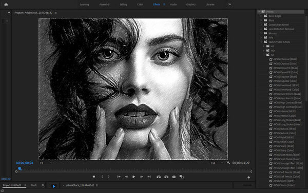 AKVIS Sketch Video 5.0, плагин для видеоредакторов Adobe и EDIUS: стилизация видео под мультфильм AKVIS Sketch Video 5.0, плагин для видеоредакторов Adobe и EDIUS: стилизация видео под мультфильм