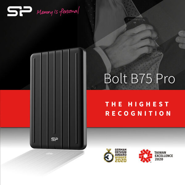Портативный SSD Bolt B75 Pro от Silicon Power выиграл две престижные награды Портативный SSD Bolt B75 Pro от Silicon Power выиграл две престижные награды