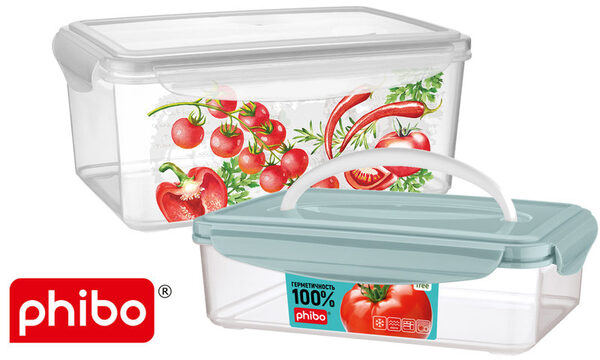 Шаг в будущее с Phibo: новые герметичные контейнеры для продуктов Шаг в будущее с Phibo: новые герметичные контейнеры для продуктов