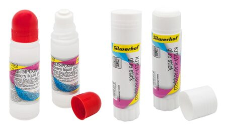 Удобный и надежный: Silwerhof представляет клей-карандаш и жидкий канцелярский клей в новом дизайне Удобный и надежный: Silwerhof представляет клей-карандаш и жидкий канцелярский клей в новом дизайне