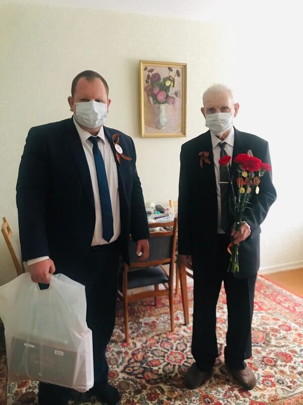 Сотрудники «Россети Центр и Приволжье Мариэнерго» в преддверии Дня Победы поздравили труженика тыла Сотрудники «Россети Центр и Приволжье Мариэнерго» в преддверии Дня Победы поздравили труженика тыла