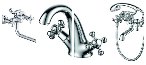 Двуручковые смесители ARGO. Коллекция Total Двуручковые смесители ARGO. Коллекция Total