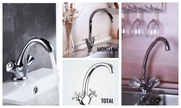 Смесители для кухни ARGO с двумя рукоятками. Ассортимент Смесители для кухни ARGO с двумя рукоятками. Ассортимент
