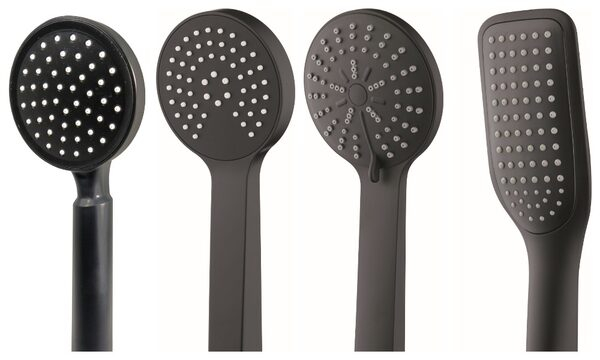 Лейки для душа ARGO в черном цвете Лейки для душа ARGO в черном цвете