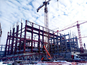 Курская АЭС-2: в здании турбины энергоблока №1 начали армирование основания для турбоагрегата Курская АЭС-2: в здании турбины энергоблока №1 начали армирование основания для турбоагрегата