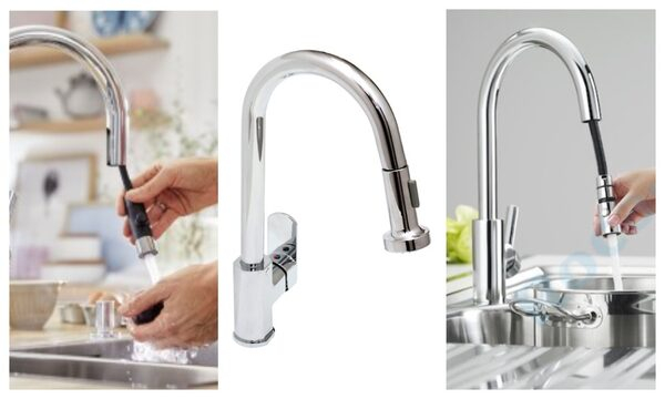 Смеситель для кухни с вытяжной лейкой ARGO. Модель Sink Смеситель для кухни с вытяжной лейкой ARGO. Модель Sink