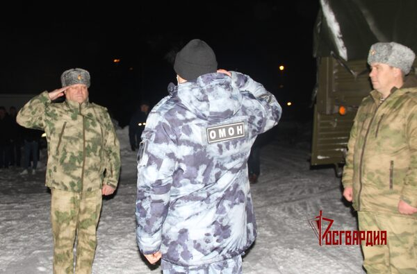 В Тюмень из служебной командировки вернулся сводный отряд спецподразделений Росгвардии В Тюмень из служебной командировки вернулся сводный отряд спецподразделений Росгвардии