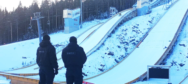 Росгвардия обеспечивает правопорядок этапа Кубка мира по прыжкам с трамплина Росгвардия обеспечивает правопорядок этапа Кубка мира по прыжкам с трамплина