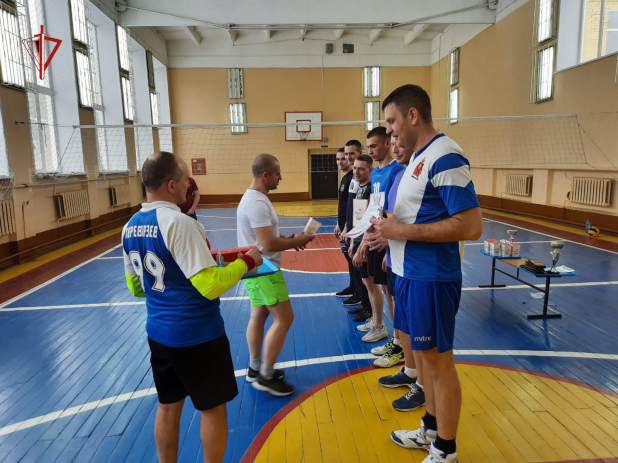 В Северском соединении Росгвардии завершился чемпионат по волейболу