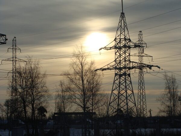 Мрск калуга. Козельск электросетевая вышка.